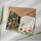 Flutter en twirl Foto Enchanted Fairy Verjaardag Kaart