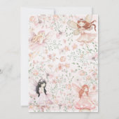 Flutter en Twirl Little Fairy Verjaardag Kaart (Achterkant)