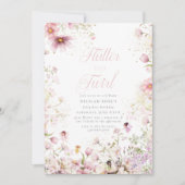 Flutter en Twirl Whimsical Magische Meisjes Verjaa Kaart (Voorkant)