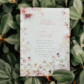 Flutter en Twirl Whimsical Magische Meisjes Verjaa Kaart