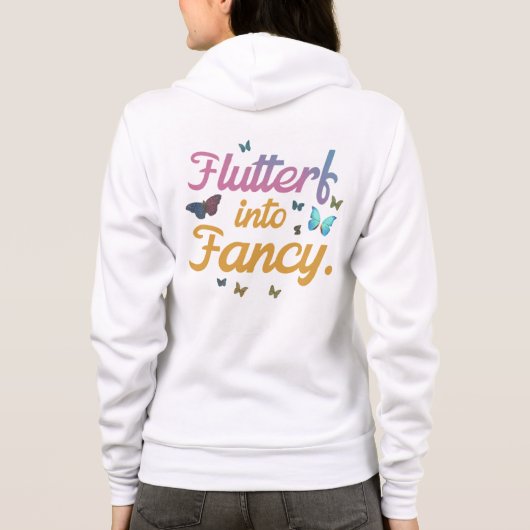 Flutter fancy hoodie (Achterkant)