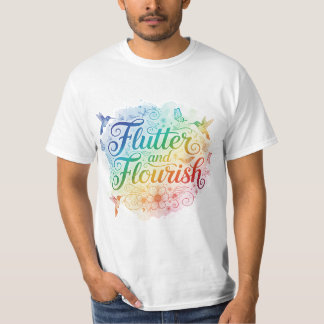 Flutter & Flourish: de kunst van de vrijheid T-shirt