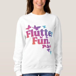 Flutter Fun - Speelse en stijlvolle Hoodie Trui
