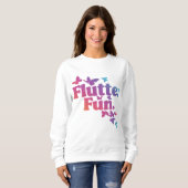 Flutter Fun - Speelse en stijlvolle Hoodie Trui (Voorkant volledig)