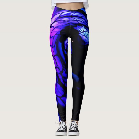 Flutter Glow in de nacht Leggings (Voorkant)