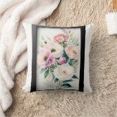 Flutter & Grace: Elegante vlinder T-shirt Design Kussen (Deken)