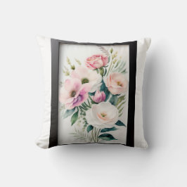 Flutter & Grace: Elegante vlinder T-shirt Design Kussen