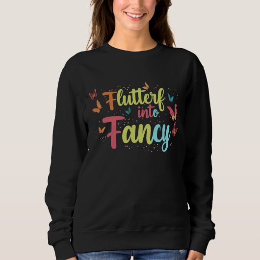 "Flutter in Fancy" Trui (Voorkant)
