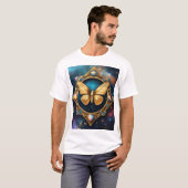 "Flutter in stijl" of "Wings of Elegance" T-shirt (Voorkant volledig)