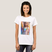"Flutter in stijl" of "Wings of Elegance" T-shirt (Voorkant volledig)