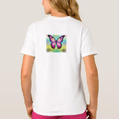 "Flutter in stijl" of "Wings of Elegance" T-shirt (Achterkant)