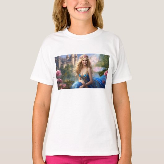 "Flutter in stijl" of "Wings of Elegance" T-shirt (Voorkant)
