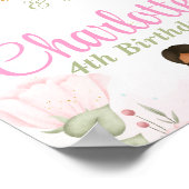 Flutter & Kronkel Fairy Verjaardagsfeestje Welkoms Poster (Hoek)