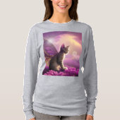 Flutter-Mytt-Kat ( LS-Shirt) T-shirt (Voorkant)