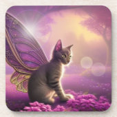 Flutter Mytt Kttty- Bier Onderzetter (Voorkant)