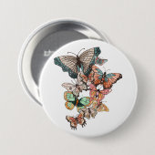 Flutter naar de lente ronde button 7,6 cm (Voorkant /achterkant)