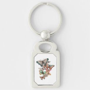 Flutter naar de lente sleutelhanger