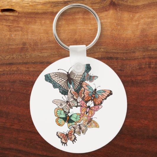 Flutter naar de lente sleutelhanger (Voorkant)