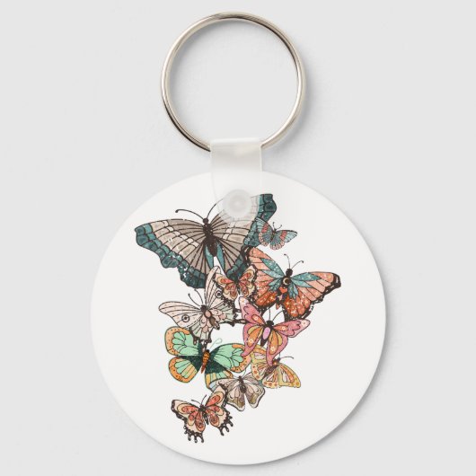 Flutter naar de lente sleutelhanger (Achterkant)