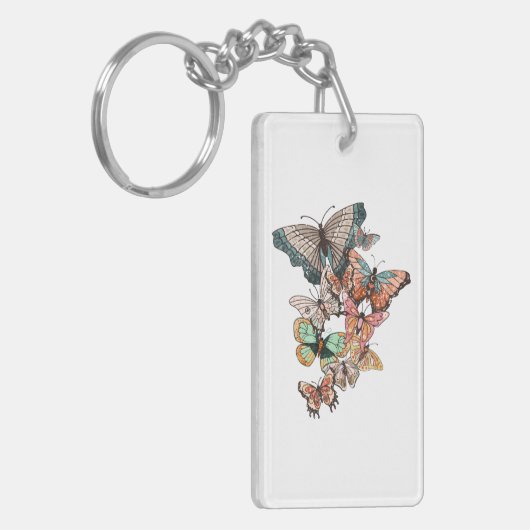 Flutter naar de lente sleutelhanger (Voorkant Links)