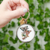Flutter naar de lente sleutelhanger (Hand)