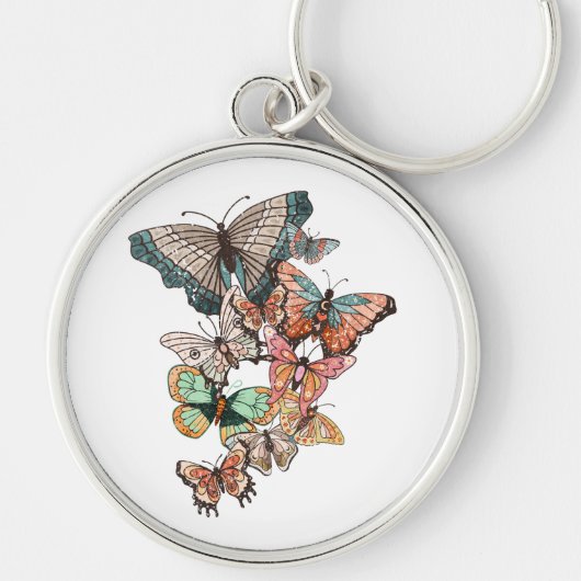 Flutter naar de lente sleutelhanger (Voorkant)