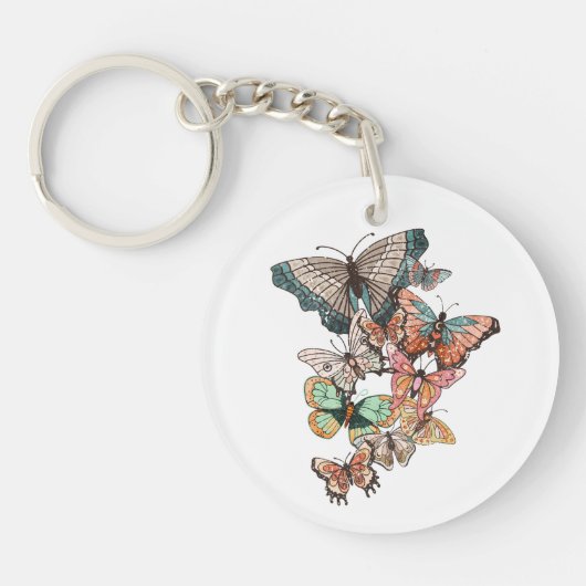 Flutter naar de lente sleutelhanger (Voorkant)