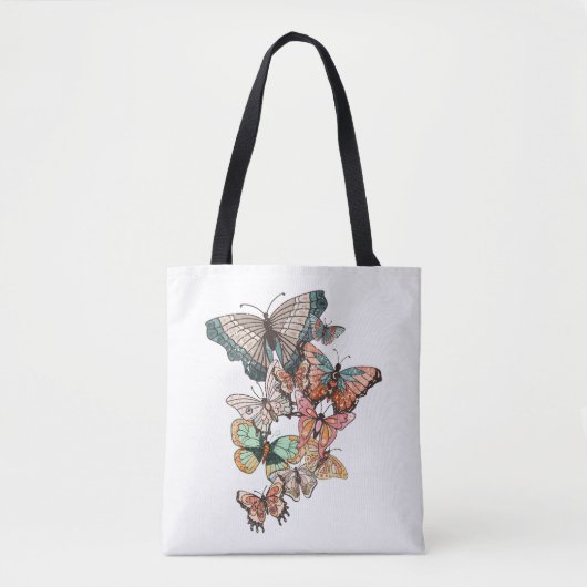 Flutter naar de lente tote bag (Voorkant)