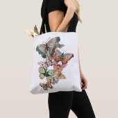 Flutter naar de lente tote bag (Dichtbij)