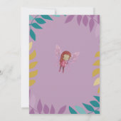 Flutter on Over Different Birthday Invitation Kaar (Achterkant)