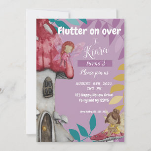 Flutter on Over Different Birthday Invitation Kaar