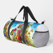 Flutter & pasvorm mooie vlindertuin plunjezak (Rechterhoek)