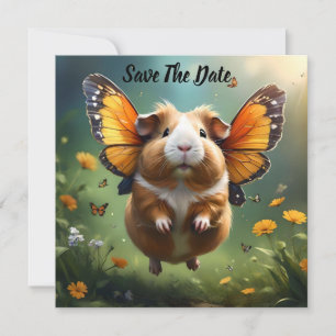 Flutter Paws: het cavia neemt de vlucht Save The Date