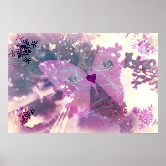 Flutter schoonheid poster (Voorkant)