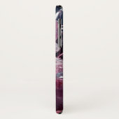 Flutter & Sparkle: Roze Vlinder iPhone Case (Achterkant/links)