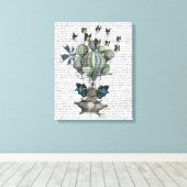 Flutter-tijd Canvas Afdruk (Insitu (Houten vloer))