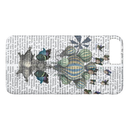 Flutter-tijd Case-Mate iPhone Case (Achterkant (Horizontaal))