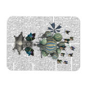 Flutter-tijd Magneet (Horizontaal)