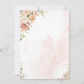 Flutter & Twirl Wildflower Fairy Girl Birthday Kaart (Achterkant)