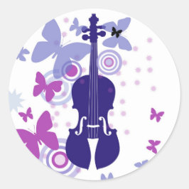 Flutter vioolviool Stickers