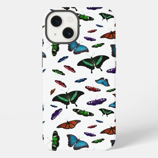 Flutterbies iPad Hoes (kies kleur) iPhone Hoesje (Achterkant)