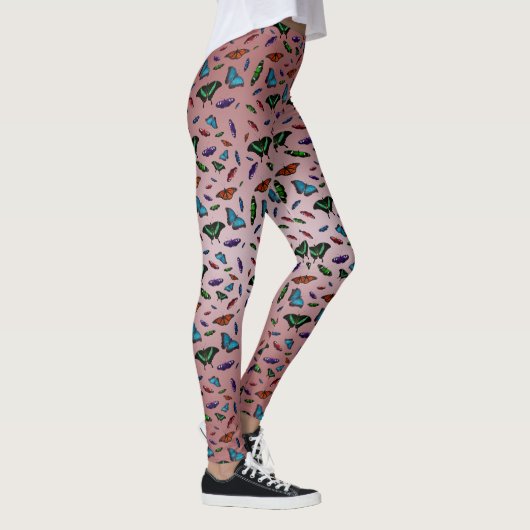 Flutterbies Leggings (Stamroze mix) (Rechts)
