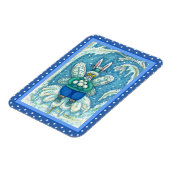 FLUTTERBUN WINTER WONDERLAND, FUNNY BUNNY RABBIT MAGNEET (Linkerzijde)