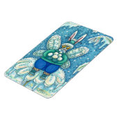 FLUTTERBUN WINTER WONDERLAND, FUNNY BUNNY RABBIT MAGNEET (Linkerzijde)