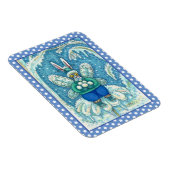 FLUTTERBUN WINTER WONDERLAND, FUNNY BUNNY RABBIT MAGNEET (Rechterzijde)