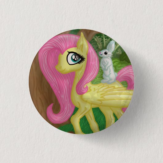 Flutterbutton Ronde Button 3,2 Cm (Voorkant)