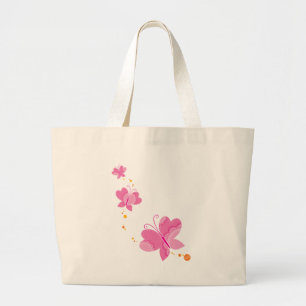 FLUTTERBY BUTTERFLIES : reeks drie 1 Grote Tote Bag