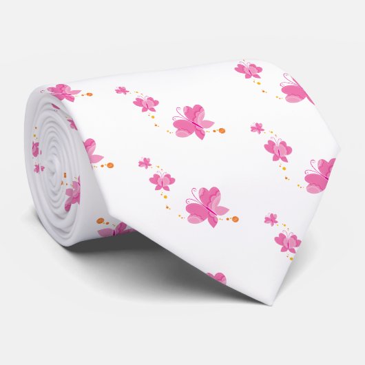 FLUTTERBY BUTTERFLIES : reeks drie 1 Stropdas (Opgerold)