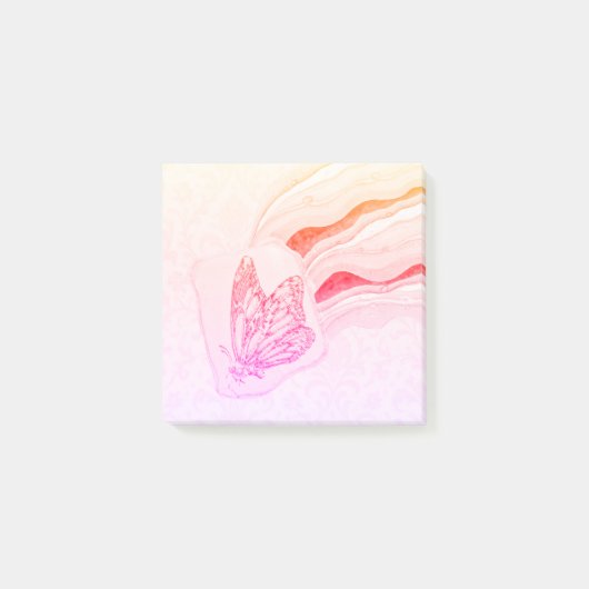 Flutterby Butterfly Post-it Opmerkingen Post-it® Notes (Voorkant)