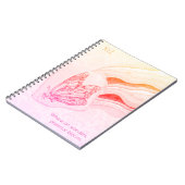 Flutterby Butterfly Spiral Notitieboek (Linkerzijde)